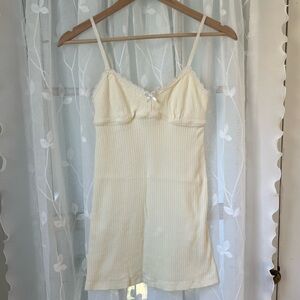 Sweet little Creamy Yellow Slip Dress